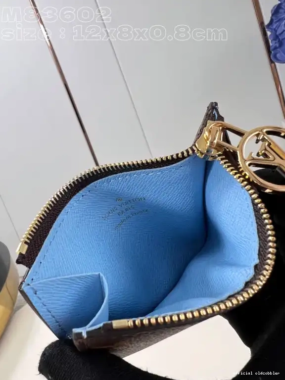 Official oldcobbler LOUIS VUITTON Holder-12*8*0.8cm Romy Card 0522